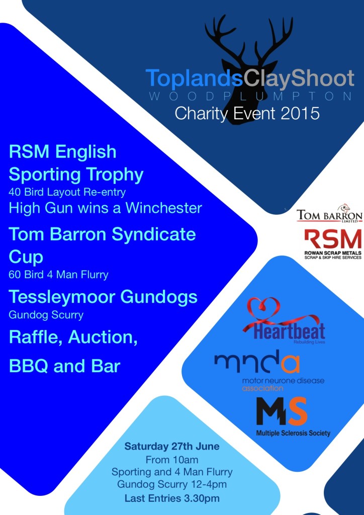 tessleymoor gundog scurry toplnads charity clay shoot