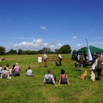 tessleymoor gundogs and toplands clay shoot charity event gundog scurry